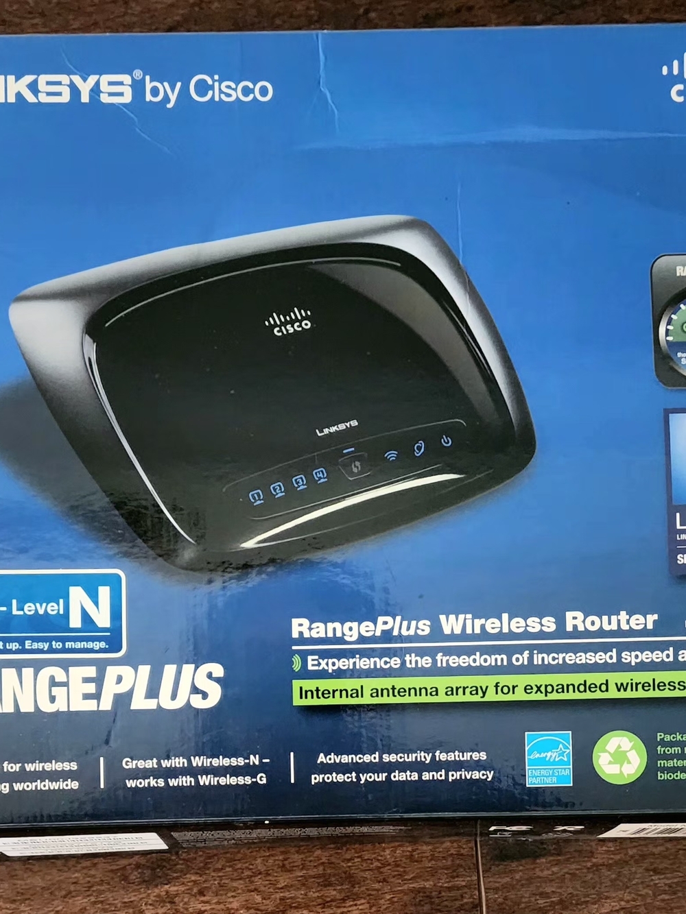 Linksys RangePlus Wireless Router - Black